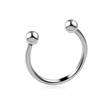 Laden Sie das Bild in den Galerie-Viewer, Hufeisen Ring Barbell Chirurgenstahl piercinginspiration®