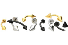 Laden Sie das Bild in den Galerie-Viewer, Rook Spitzen Banane Barbell piercinginspiration®