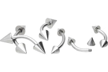 Laden Sie das Bild in den Galerie-Viewer, Rook Spitzen Banane Barbell piercinginspiration®