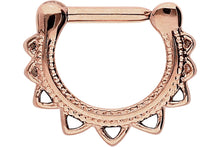 Laden Sie das Bild in den Galerie-Viewer, Septum Daith Clicker Multiple Spitzen piercinginspiration®