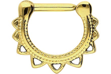 Laden Sie das Bild in den Galerie-Viewer, Septum Daith Clicker Multiple Spitzen piercinginspiration®