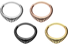 Laden Sie das Bild in den Galerie-Viewer, Amaya Septum Daith Clicker Ring piercinginspiration®