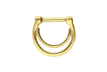 Laden Sie das Bild in den Galerie-Viewer, Doppel Septum Daith Clicker Ring piercinginspiration®