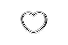 Laden Sie das Bild in den Galerie-Viewer, Herz Rund Clicker Ring piercinginspiration®