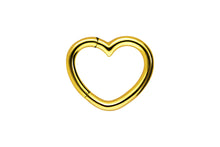 Laden Sie das Bild in den Galerie-Viewer, Herz Rund Clicker Ring piercinginspiration®