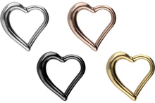 Laden Sie das Bild in den Galerie-Viewer, Herz Clicker Ring piercinginspiration®