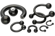 Laden Sie das Bild in den Galerie-Viewer, Hufeisen Ring Barbell Chirurgenstahl piercinginspiration®