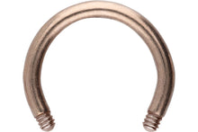 Laden Sie das Bild in den Galerie-Viewer, Hufeisen Ring Barbell ohne Kugeln Chirurgenstahl piercinginspiration®