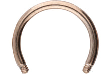 Laden Sie das Bild in den Galerie-Viewer, Hufeisen Ring Barbell ohne Kugeln Chirurgenstahl piercinginspiration®