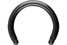 Laden Sie das Bild in den Galerie-Viewer, Hufeisen Ring Barbell ohne Kugeln Chirurgenstahl piercinginspiration®
