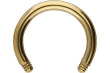 Laden Sie das Bild in den Galerie-Viewer, Hufeisen Ring Barbell ohne Kugeln Chirurgenstahl piercinginspiration®