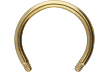 Laden Sie das Bild in den Galerie-Viewer, Hufeisen Ring Barbell ohne Kugeln Chirurgenstahl piercinginspiration®