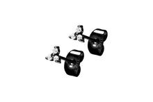 Laden Sie das Bild in den Galerie-Viewer, 3 Kristalle Blume Ohrstecker Ohrringe Paar piercinginspiration®