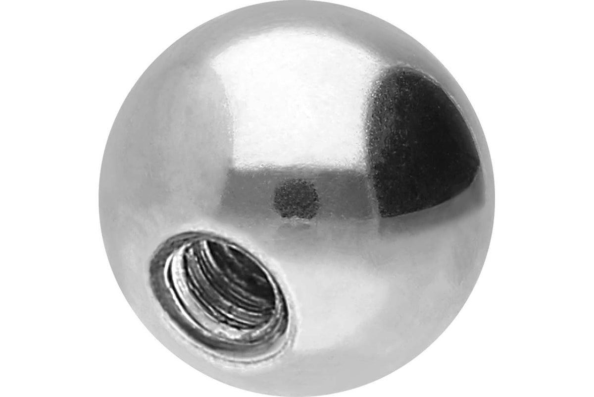 Viva-adorno Piercing Schraubkugel Acryl - Glitzer Glitter Ersatzkugeln