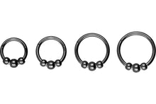 Laden Sie das Bild in den Galerie-Viewer, 3 Kugeln Clicker Ring piercinginspiration®
