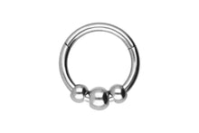 Laden Sie das Bild in den Galerie-Viewer, 3 Kugeln Clicker Ring piercinginspiration®