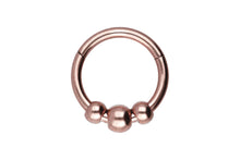 Laden Sie das Bild in den Galerie-Viewer, 3 Kugeln Clicker Ring piercinginspiration®