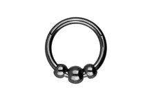 Laden Sie das Bild in den Galerie-Viewer, 3 Kugeln Clicker Ring piercinginspiration®