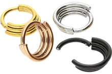 Laden Sie das Bild in den Galerie-Viewer, Dreifach Ring Clicker piercinginspiration®