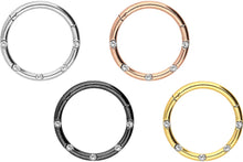 Laden Sie das Bild in den Galerie-Viewer, Basic Kristall Ring Clicker piercinginspiration®
