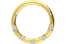Laden Sie das Bild in den Galerie-Viewer, Basic Kristall Ring Clicker piercinginspiration®