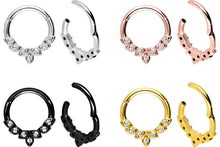 Laden Sie das Bild in den Galerie-Viewer, Clicker Ring Flamme piercinginspiration®