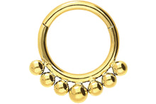 Laden Sie das Bild in den Galerie-Viewer, Clicker Ring 7 Kugeln piercinginspiration®