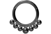 Laden Sie das Bild in den Galerie-Viewer, Clicker Ring 7 Kugeln piercinginspiration®