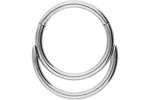Laden Sie das Bild in den Galerie-Viewer, Doppel Clicker Ring piercinginspiration®