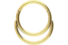 Laden Sie das Bild in den Galerie-Viewer, Doppel Clicker Ring piercinginspiration®