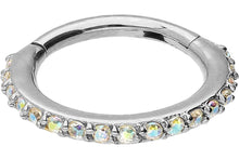 Laden Sie das Bild in den Galerie-Viewer, Clicker Ring Multiple Kristalle piercinginspiration®