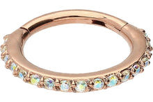 Laden Sie das Bild in den Galerie-Viewer, Clicker Ring Multiple Kristalle piercinginspiration®