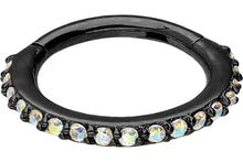 Laden Sie das Bild in den Galerie-Viewer, Clicker Ring Multiple Kristalle piercinginspiration®