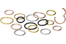 Laden Sie das Bild in den Galerie-Viewer, Clicker Ring Gedreht piercinginspiration®