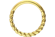Laden Sie das Bild in den Galerie-Viewer, Clicker Ring Gedreht piercinginspiration®