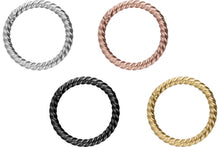 Laden Sie das Bild in den Galerie-Viewer, Clicker Ring Voll Gedreht piercinginspiration®