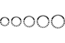 Laden Sie das Bild in den Galerie-Viewer, Clicker Ring 14 Epoxy Kristalle Segmentring piercinginspiration®