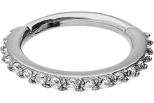 Laden Sie das Bild in den Galerie-Viewer, Clicker Ring Multiple Kristalle piercinginspiration®