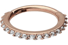 Laden Sie das Bild in den Galerie-Viewer, Clicker Ring Multiple Kristalle piercinginspiration®