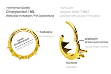 Laden Sie das Bild in den Galerie-Viewer, Krone Kristalle Clicker Ring piercinginspiration®