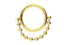 Laden Sie das Bild in den Galerie-Viewer, Clicker Ring Kugel Kette piercinginspiration®
