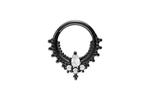 Laden Sie das Bild in den Galerie-Viewer, Oriental Kugeln Kristalle Clicker Ring piercinginspiration®