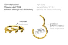 Laden Sie das Bild in den Galerie-Viewer, Ranke Clicker Ring piercinginspiration®