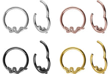 Laden Sie das Bild in den Galerie-Viewer, Schlange Clicker Ring piercinginspiration®