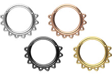 Laden Sie das Bild in den Galerie-Viewer, Clicker Ring Multiple Spitzen piercinginspiration®
