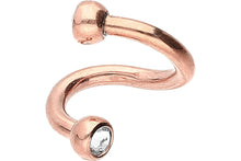 Laden Sie das Bild in den Galerie-Viewer, Hufeisen Spirale Kristall Barbell piercinginspiration®