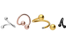 Laden Sie das Bild in den Galerie-Viewer, Hufeisen Spirale Barbell piercinginspiration®