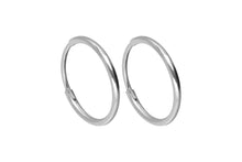 Laden Sie das Bild in den Galerie-Viewer, Titan Kreolen Clicker Ring Paar Ohrstecker Ohrringe piercinginspiration®