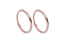 Laden Sie das Bild in den Galerie-Viewer, Titan Kreolen Clicker Ring Paar Ohrstecker Ohrringe piercinginspiration®