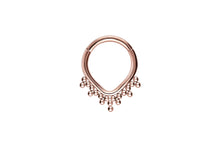 Laden Sie das Bild in den Galerie-Viewer, Titan 20 Kugeln Tropfen Clicker Ring piercinginspiration®